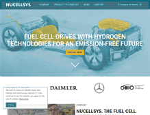Tablet Screenshot of nucellsys.com